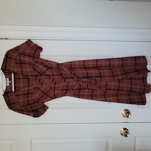 Boho cottage calf length dress